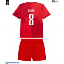 Fotballdrakt Barn Canada Ismael Kone #8 Hjemmedraktsett VM 2026 Kortermet (+ Korte bukser)